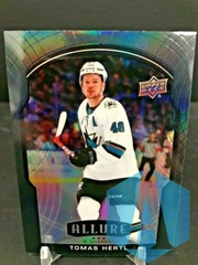 2020-21 Upper Deck Allure #45 Tomas Hertl Black Rainbow San Jose Sharks